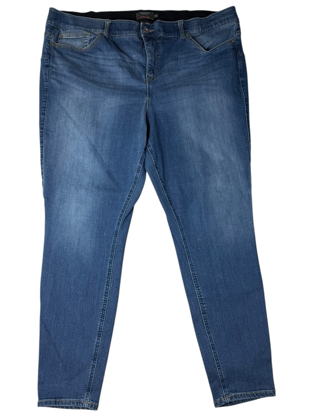Torrid Bombshell Skinny Jeans 24T Tall Blue Denim Stretch